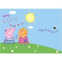 2nd Birthday Peppa Pig Card With Badge Extra Image 1 Preview